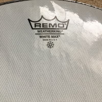 Remo 14" White Max Smooth White Marching Snare Drum Head image 5