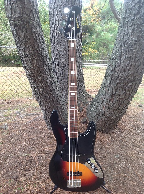 Vintage encore bass hot sale guitar