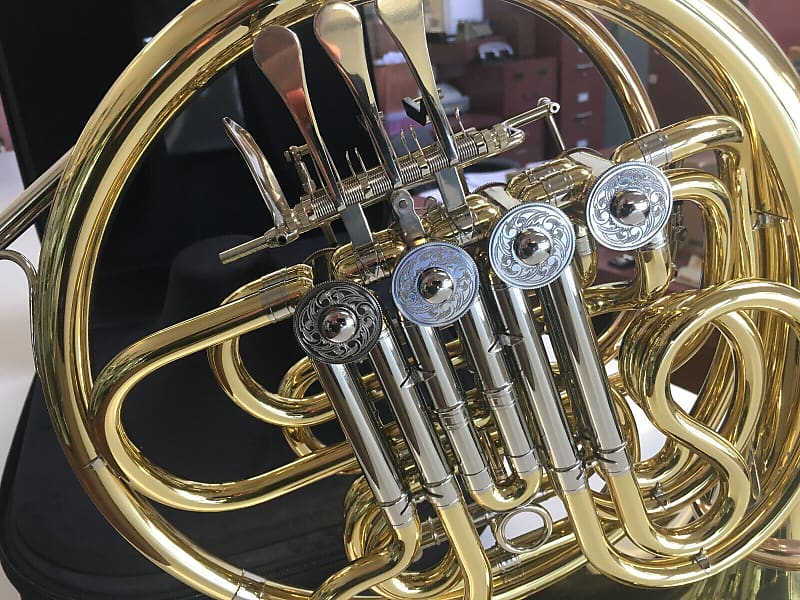 Alexander 503 MAL Double French Horn , Yellow Brass, Detachable Bell Flare