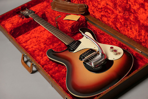 Mosrite Joe Maphis 1959 sunburst; rare set-neck, side-jack