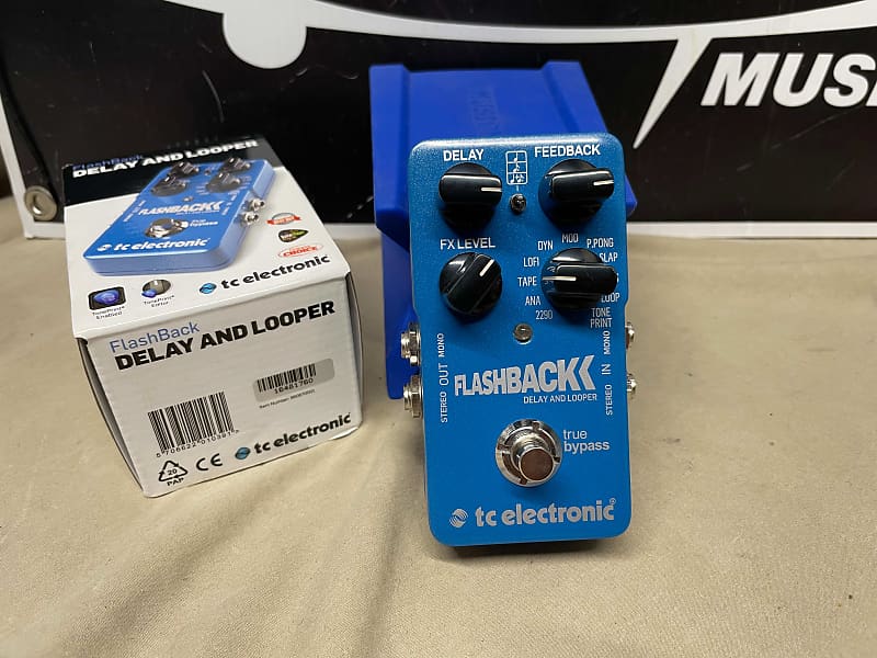 TC Electronic Flashback v1 Delay Looper Pedal with Box Blue | Reverb