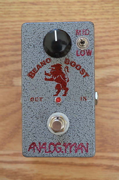 Analogman Beano Boost NKT275 White Dot '03 Grey | Reverb