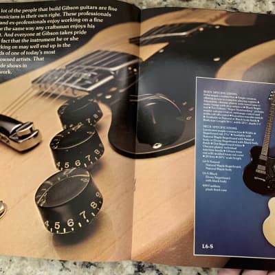 Gibson Solid Body Catalog 1976 L6-S SG Custom Standard Special S-1 Marauder L5-S image 4