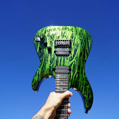 Schecter DIAMOND SERIES C-1 Silver Mountain - Toxic Venom 6-String Electric Guitar (2022) image 10