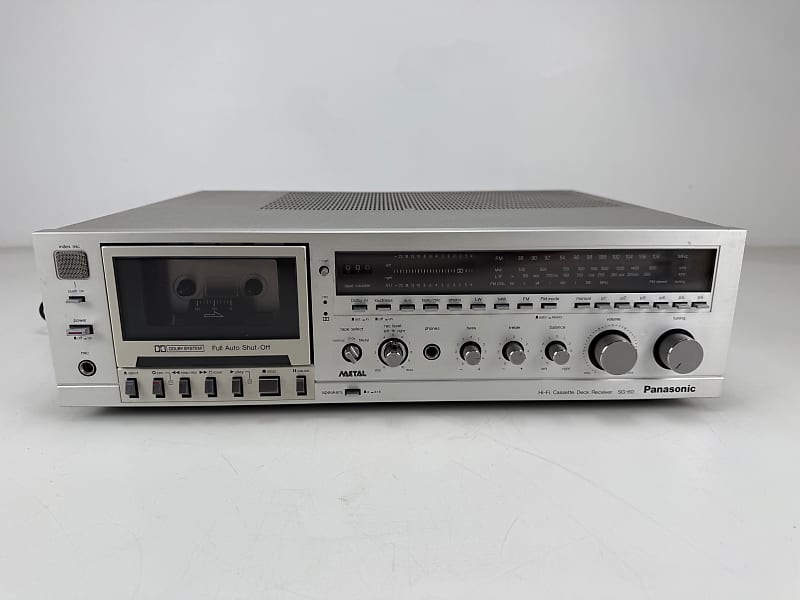 Panasonic SG-60 HI-FI Cassette Deck / Receiver  			