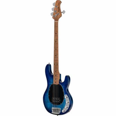 STERLING BY MUSIC MAN RAY34FM-NBL-M2 StingRay34 - Neptune Blue image 4