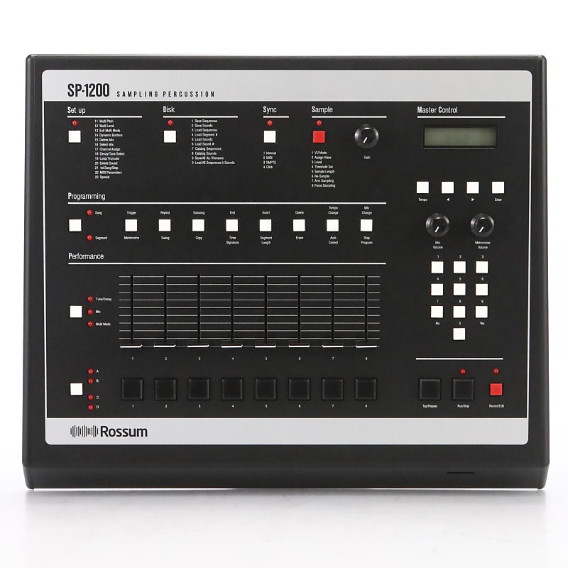 Rossum SP-1200 Reissue Sampler Drum Machine w/ Power Supply #48148