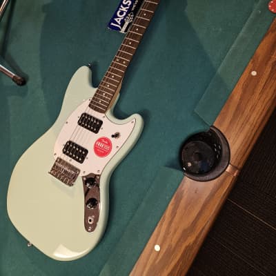 Squier Bullet Mustang HH Candy Apple Red | Reverb
