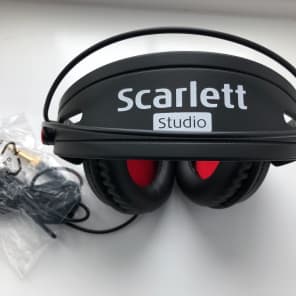 Scarlett HP60 MkII Headphones 2017 Red and black Reverb