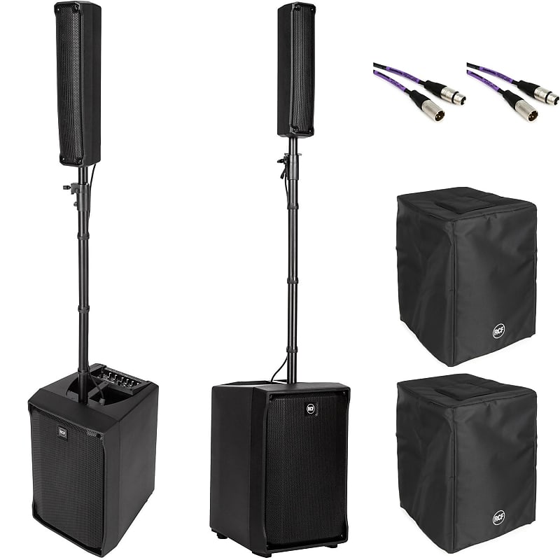 RCF EVOX JMix8 and J8 Active Portable PA System and Cover Reverb