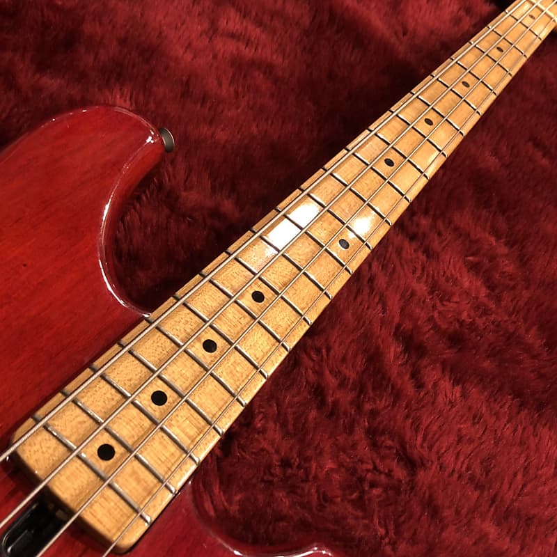 c.1980- Yamaha SB-800S Super Bass MIJ Vintage Jazz Bass Style “Cherry Red”