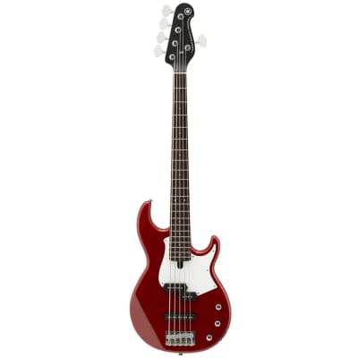 Yamaha BB235 5-String Bass Raspberry Red for sale