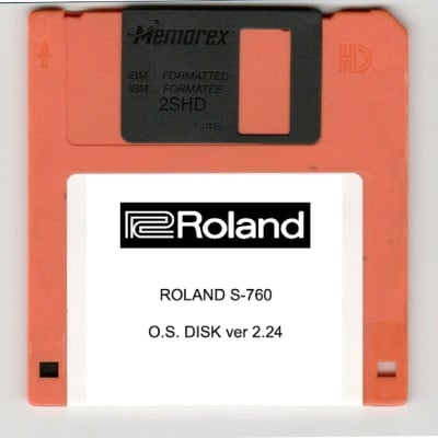 ROLAND S-760  Operating System Startup Disk v2.24 OS Boot - US Seller! NEW