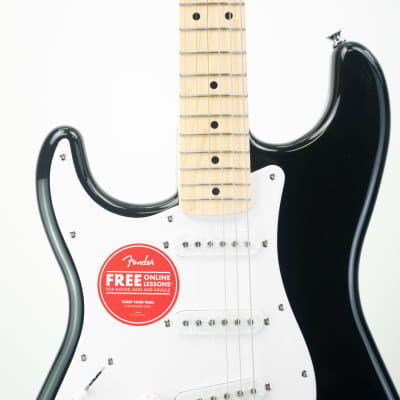 Squier Sonic Stratocaster Left Handed Black image 3