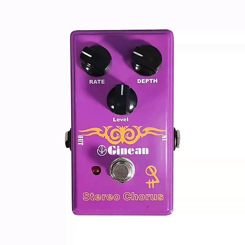 Ginean Stereo Chorus Pedal with Rate/Depth/Level Control Reverb