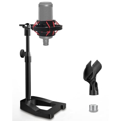  AT2020 Desktop Microphone Stand, Adjustable Table Mic