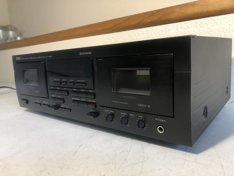 YAMAHA NATURAL SOUND STEREO DUAL CASSETTE deals PLAYER / RECORDER MODEL KX-W-492, E.C.