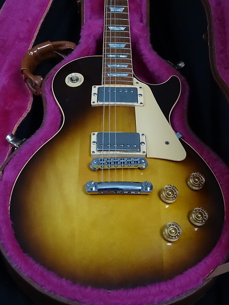 1988 Gibson Les Paul Standard 3 Piece Top Tobacco Slash Guns