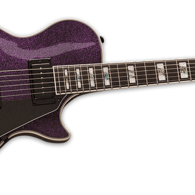 ESP LTD Xtone PS-1000 Purple Sparkle Semi-Hollow Electric Guitar B-Stock PS1000 image 3