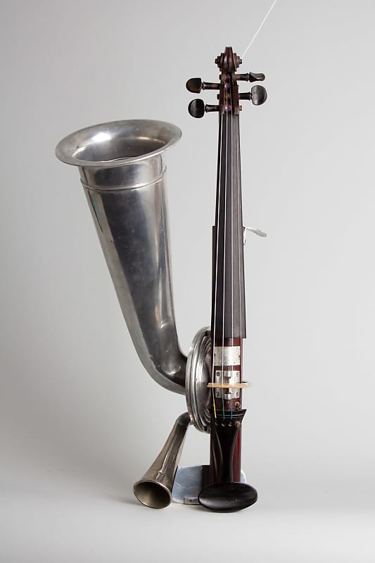 Resophonic Violin (maker unknown),  c. 1910. image 1