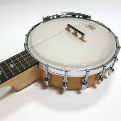 Left Hand 5-String Mini Open Back Banjo w/ Gig Bag image 3