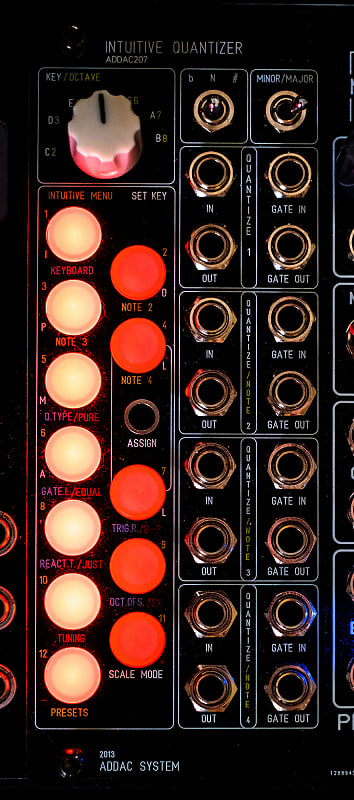ADDAC 207 Intuitive Quantizer Black | Reverb