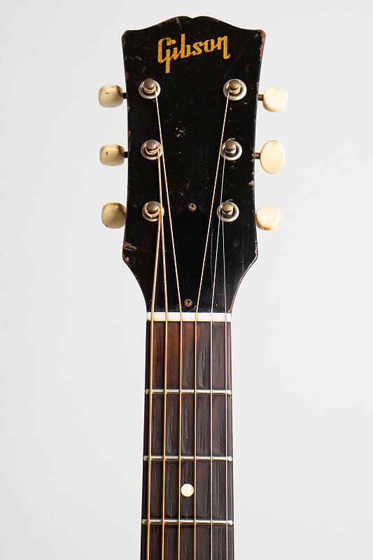 Gibson LG-0 Flat Top Acoustic Guitar (1962), ser. #55565, black tolex hard  shell case.