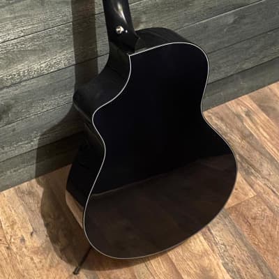Breedlove All Solid Wood Organic Signature Concert CE Black Acoustic-Electric Guitar image 3