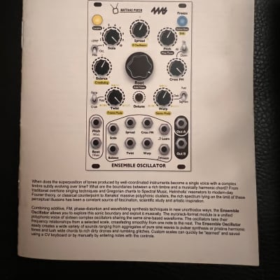 鍵盤楽器 4ms Ensemble Oscillator Ensemble Oscillator
