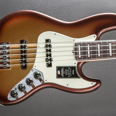 Fender American Ultra Jazz Bass V – Mocha Burst w/Rosewood image 1