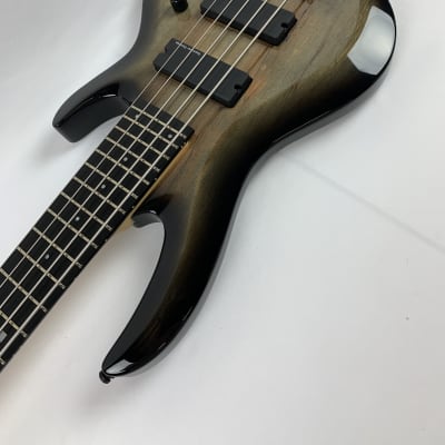 ESP E-II BTL-5 Black Natural Burst 5-String Electric Bass Guitar + Hard Case B-Stock Made in Japan image 7