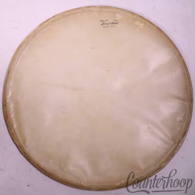 *Slingerland Snare 16" Slunk Calf Skin Parade Drum Resonant Head Vintage 60s USA image 1