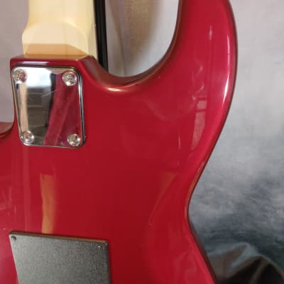 Hondo 2 Stratocaster Style Electric Guitar 1990s - Red image 13