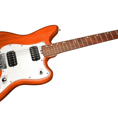 Lomic AP-1 Orange Offset USA Hand-Made Bolt-on Guitar image 2