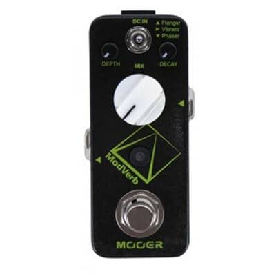 Mooer MRV4 Modverb Digital Reverb Pedal with 3 Modulation MC