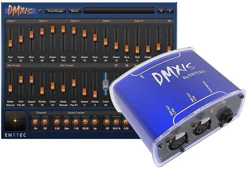 Enttec DMXIS USB DMXIS 70570 MAC/PC OS Lighting Controller Interface &  Software (download only)