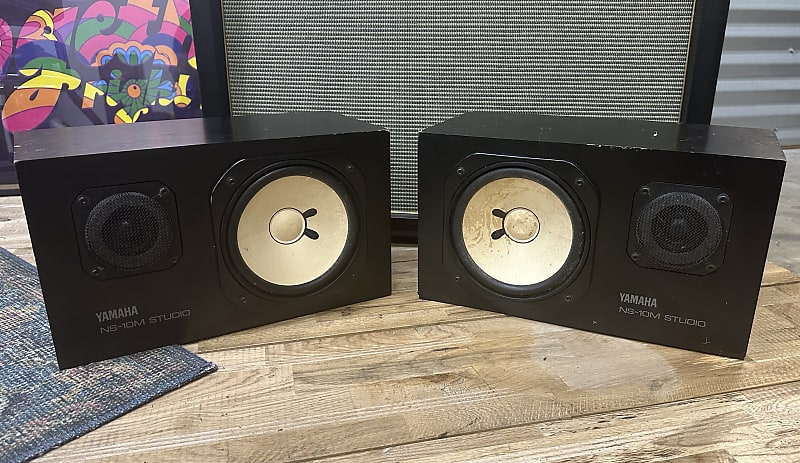 Classic Yamaha NS-10M Studio Monitors - Made in Japan