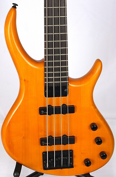 Tobias Toby Deluxe-IV 4-String Bass Translucent Satin Amber image 1