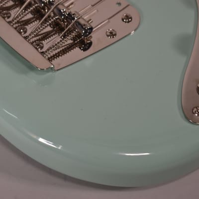 2021 Squier Classic Vibe Mustang Bass Surf Green Finish Electric Bass Guitar image 6