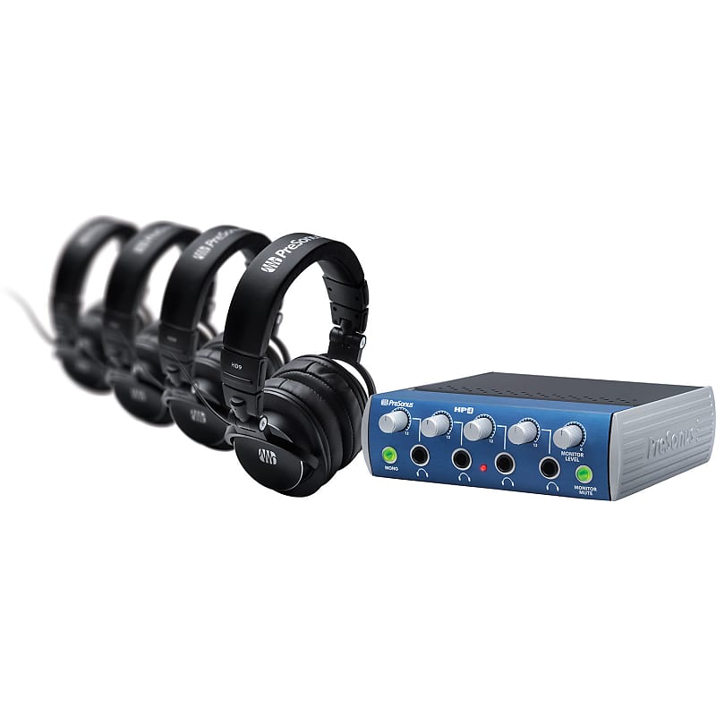 PreSonus HD9 / HP4 Headphone 4-Pack with Amplifier image 1