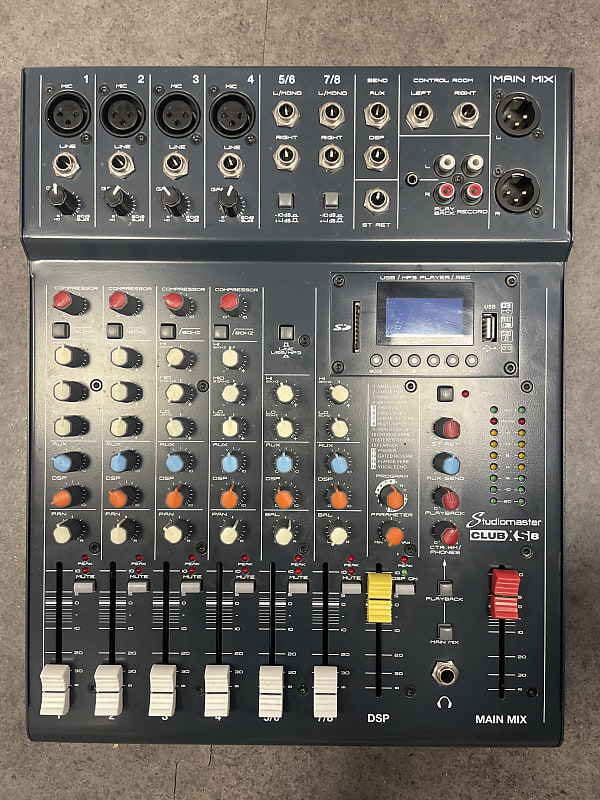 Table de mixage Studiomaster XS8 image 1