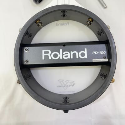 Roland PD-100 White V-Drum 10" Mesh Head PD100 MOUNT image 3
