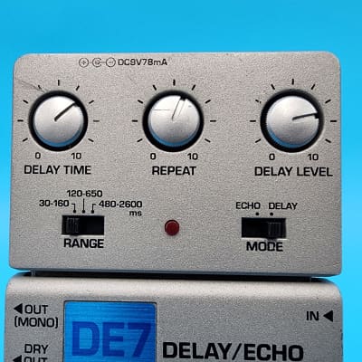 Ibanez DE7 Delay Echo Guitar Effect Pedal Bass Tone Lok Tape Repeat DE 7 Lock image 2