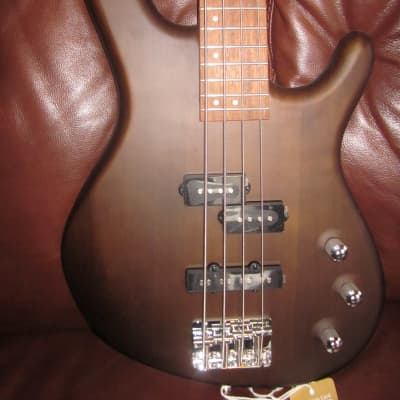 Cort 4-String Electric Bass Open Pore Walnut ACTION PJ OPW-A-U w/ FREE Musedo T-2 Tuner! image 2