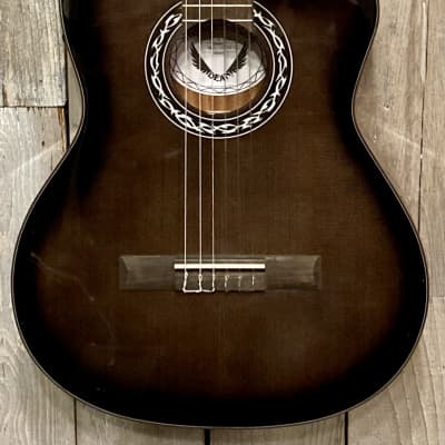 New 2023 Dean Espana Classical with Electronics  Black Burst, Pro Setup, Ships Fast, Support Indie Music ! for sale