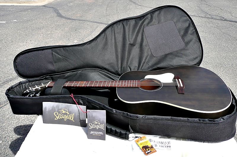 Seagull s6 original acoustic guitar limited edition bag sale