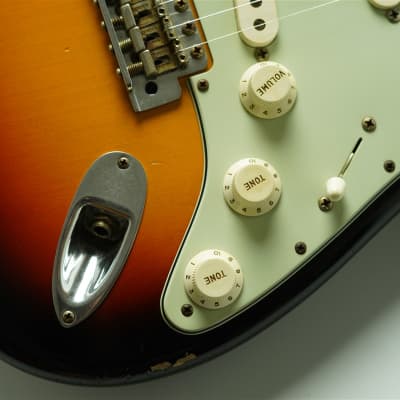 Fender Custom Shop Masterbuilt Dennis Galuszka 1961 Stratocaster Journeyman Relic  2016 - Sunburst [BG] image 5