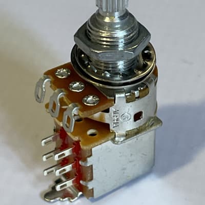 NEW - Allparts Alpha 250K Push Pull Potentiometer Audio Taper Split-Shaft EP-0285 image 1