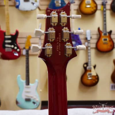 Paul Reed Smith PRS Wood Library 10 Top McCarty 594 Flame Maple Top Brazilian Rosewood Board Charcoal Cherry Burst image 10