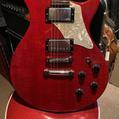 Baker b3 SL~Jr 2022 -Beautiful Double Cutaway in Faded heavy checked Cherry finish, Made to order, 7 lbs 8oz, b3 PAF pickups,  G&G HSC, Killer Guitar! for sale